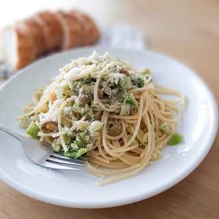 茎まで美味しく！ブロッコリーのパスタ